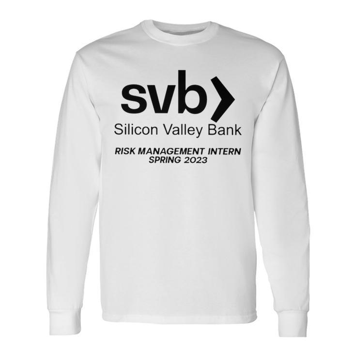 Svb Silicon Valley Bank Risk Management Intern Spring Long Sleeve T-Shirt