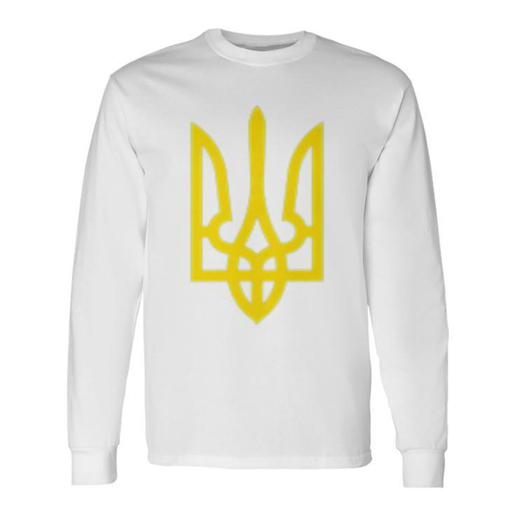 Ukrainian President Volodymyr Zelensky Ukraine Emblem Long Sleeve T-Shirt T-Shirt