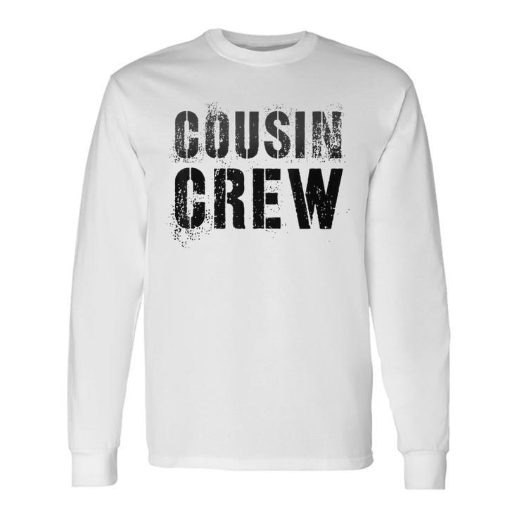 Vintage Cousin Crew Grammy Pawpaw Reeducation Military Long Sleeve T-Shirt