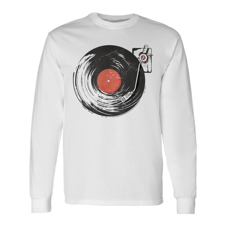 Vinyl Record Player Sketch T-Shirt - Unisex Graphic Tee, 100% Cotton, Printed In USA
