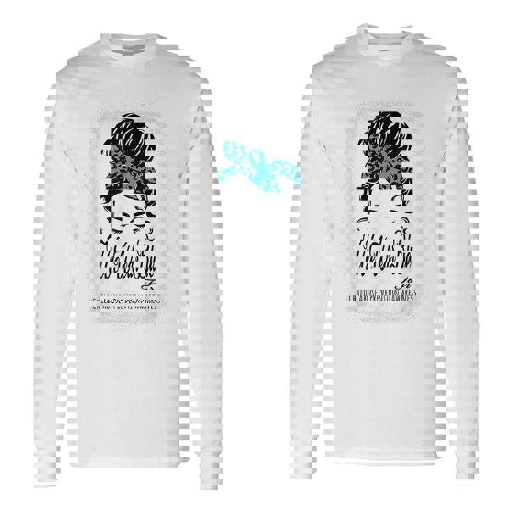 We Wear Blue For Child Abuse Prevention Awareness Month 2023 Long Sleeve T-Shirt T-Shirt