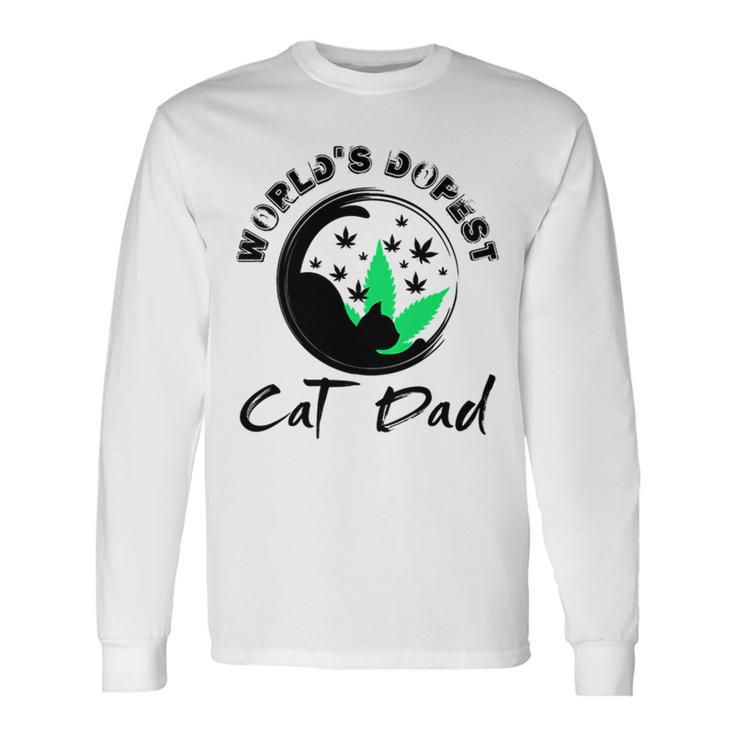World’S Dopest Cat Dad Long Sleeve T-Shirt T-Shirt
