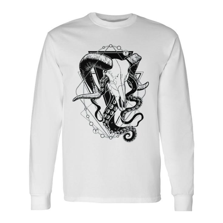 Zodiac Dead Aries &Amp Tentacles Long Sleeve T-Shirt T-Shirt