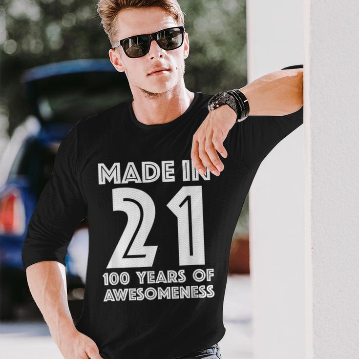 100 Geburtstag Geschenke Für Ihre Frauen 100 Jahre Alte Oma Langarmshirts Geschenke für Ihn