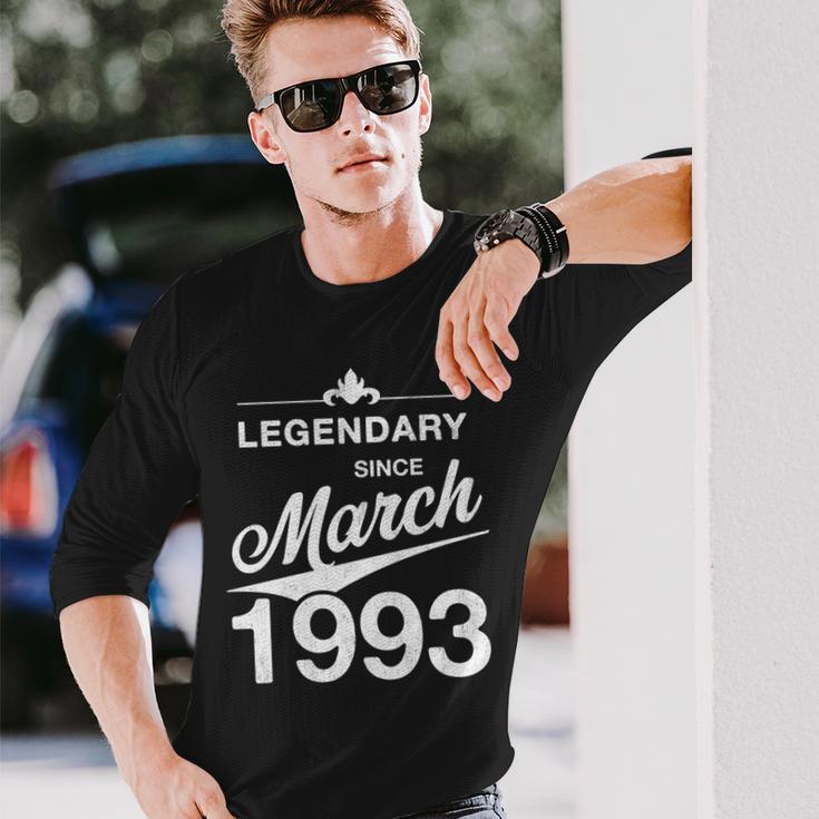 30 Geburtstag 30 Jahre Alt Legendär Seit März 1993 V6 Langarmshirts Geschenke für Ihn