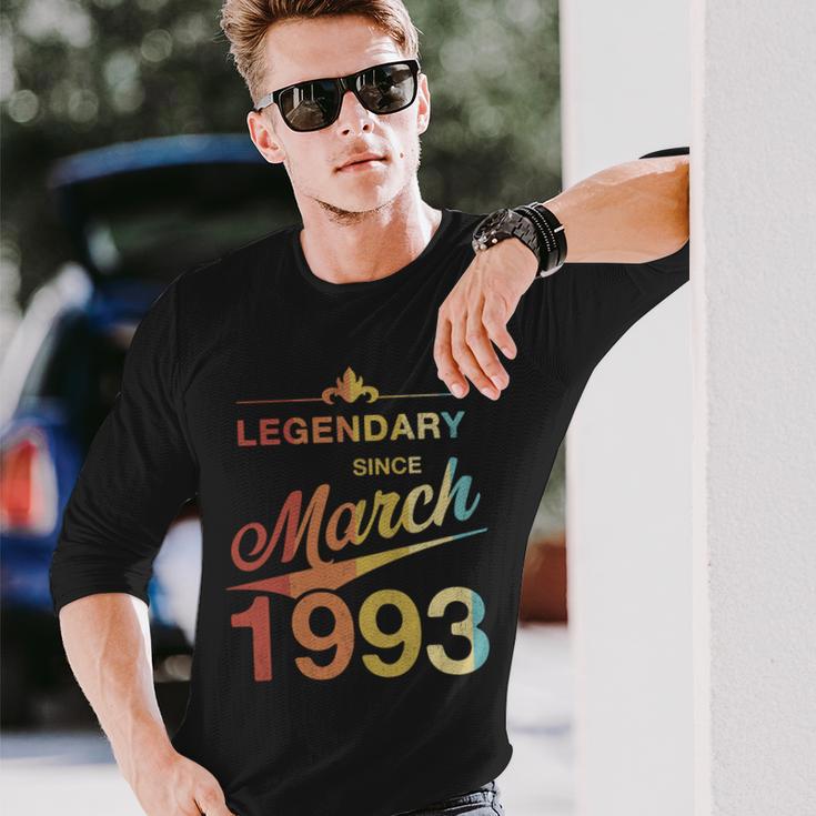 30 Geburtstag 30 Jahre Alt Legendär Seit März 1993 V7 Langarmshirts Geschenke für Ihn