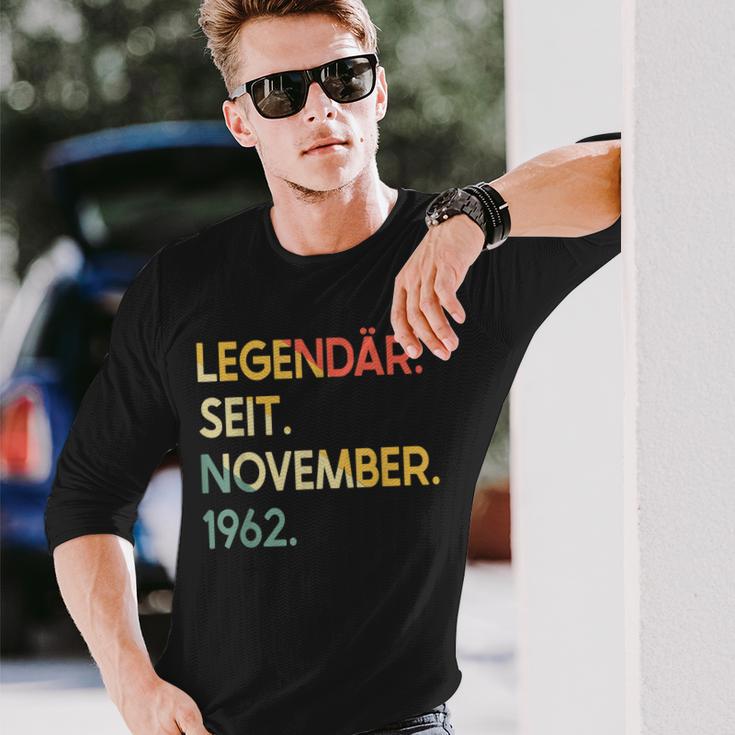 60 Geburtstag 60 Jahre Legendär Seit November 1962 Langarmshirts Geschenke für Ihn