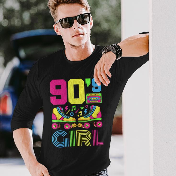 90S Girl 1990S Fashion Theme Party Outfit Nineties Costume Long Sleeve T-Shirt Gifts for Him