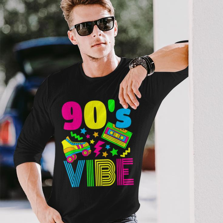 90S Vibe 1990S Fashion 90S Theme Outfit Nineties Theme Party Long Sleeve T-Shirt Gifts for Him