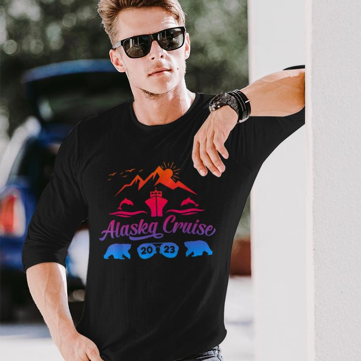 Alaska Cruise 2023 Summer Vacation Travel Matching Long Sleeve T-Shirt T-Shirt Gifts for Him