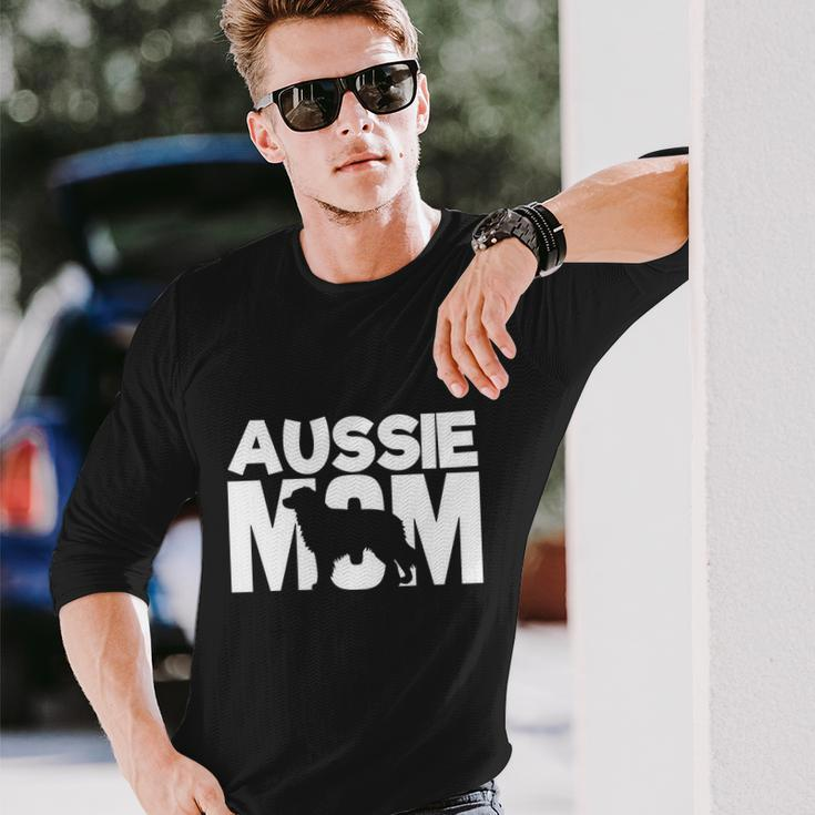 Aussie Shepherd Mom Mama Australian Shepherd Mother Long Sleeve T-Shirt Gifts for Him