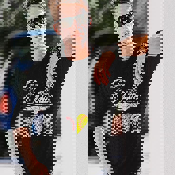 Ball Mom Baseball Softball Heart Sport Lover Men Women Long Sleeve T-Shirt T-shirt Graphic Print Gifts for Him Ball Mom Baseball Softball Heart Sport Lover Men Women Long Sleeve T-Shirt T-shirt Graphic Print Gifts for Him