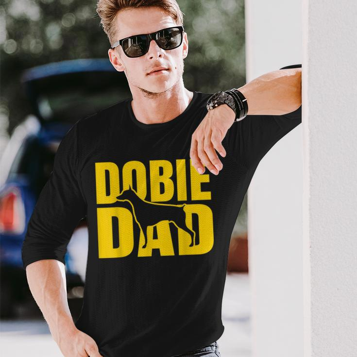 Best Dobie Dad Ever Doberman Pinscher Dog Father Pet Long Sleeve T-Shirt T-Shirt Gifts for Him