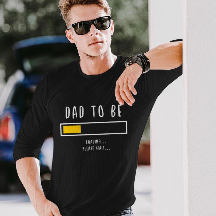 Best Expecting Dad Daddy & Father Men Tee Shirts Tshirt Long Sleeve T-Shirt Gifts for Him