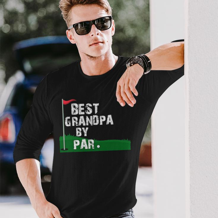 Best Grandpa By Par Fathers Day V2 Long Sleeve T-Shirt Gifts for Him