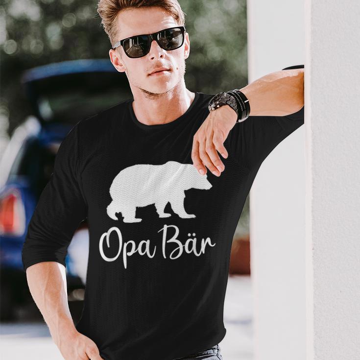 Bester Opa Bär Langarmshirts für Großvater mit Enkel, Lustig Geschenke für Ihn