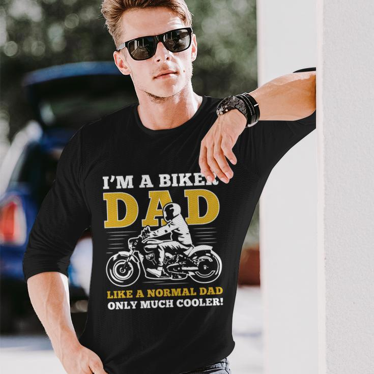 Biker Dad V2 Long Sleeve T-Shirt Gifts for Him