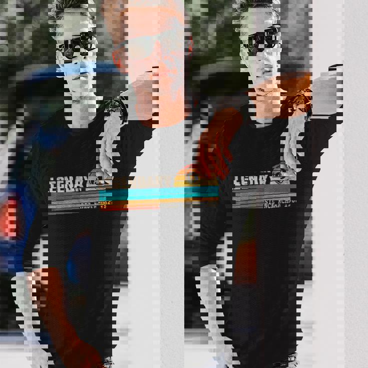 Billardspieler Legende Seit März 1968 Geburtstag V2 Langarmshirts Geschenke für Ihn