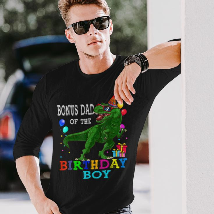 Bonus Dad Of The Birthday Boy Rex Rawr Dinosaur Birthday Bbjvlc Long Sleeve T-Shirt T-Shirt Gifts for Him