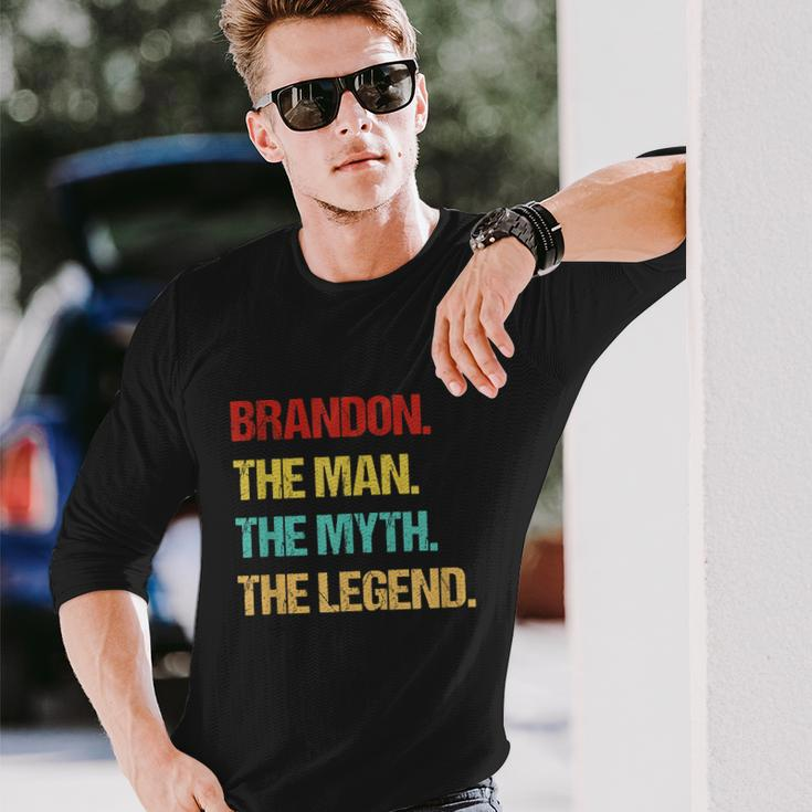 Brandon The Man The Myth The Legend V2 Long Sleeve T-Shirt Gifts for Him