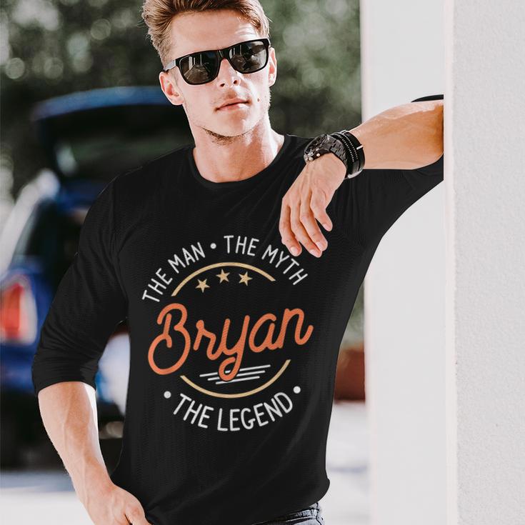 Bryan Der Mann Der Mythos Die Legende Langarmshirts Geschenke für Ihn