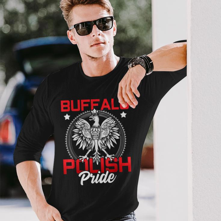 Buffalo 716 Polish Pride Dyngus Day Poland Eagle Ny Long Sleeve T-Shirt Gifts for Him