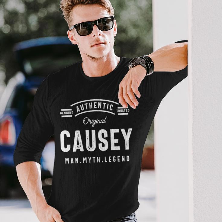 Causey Name Authentic Causey Long Sleeve T-Shirt Gifts for Him