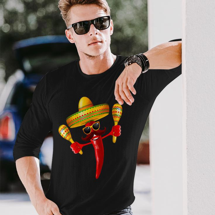 Cinco De Mayo Lets Fiesta Squad 5 De Mayo Mexican Fiesta Long Sleeve T-Shirt Gifts for Him