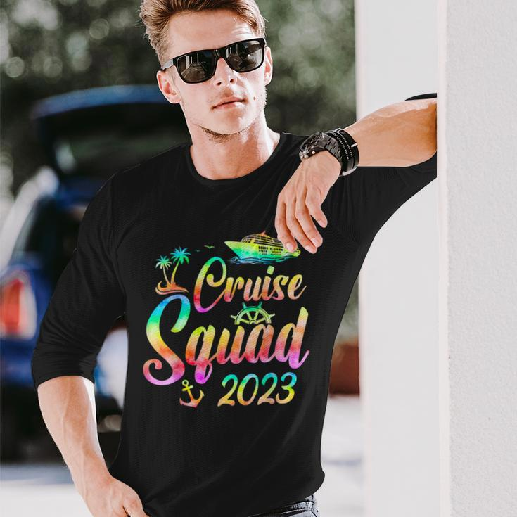 Cruise Squad 2023 Summer Vacation Friend Travel Group Long Sleeve T-Shirt Gifts for Him
