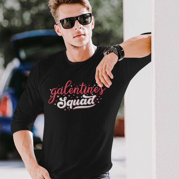 Cute Galentines Squad Gang For Girls Galentines Day Long Sleeve T-Shirt Gifts for Him