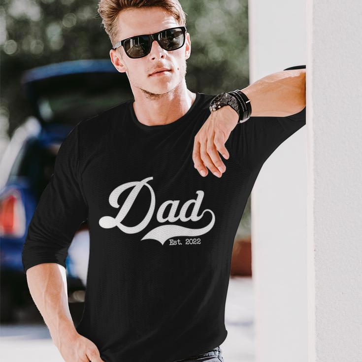 Dad Est 2022 V2 Long Sleeve T-Shirt Gifts for Him