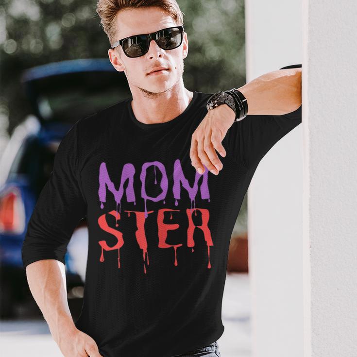 Damen Momster Halloween Kostüm Für Mama Geschenk Langarmshirts Geschenke für Ihn