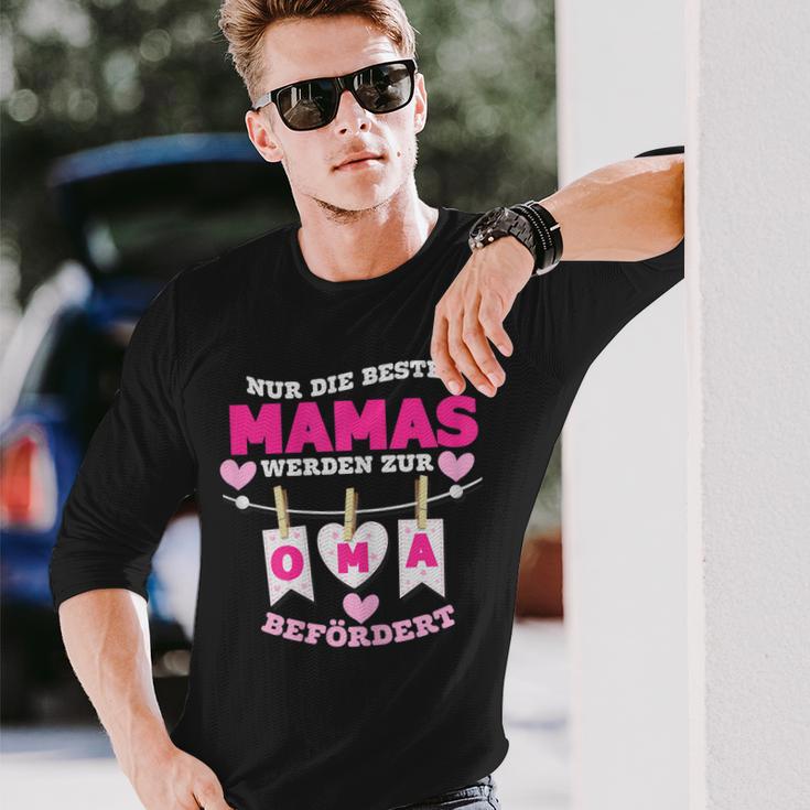 Damen Nur Die Besten Mamas Werden Zur Oma Befördert Langarmshirts Geschenke für Ihn