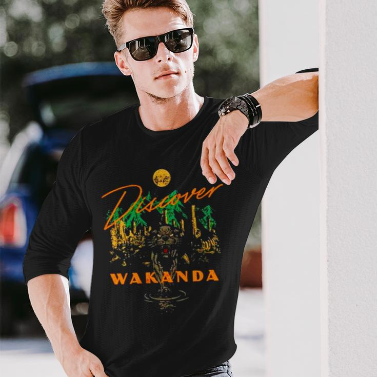 Discover Wakanda Long Sleeve T-Shirt Gifts for Him