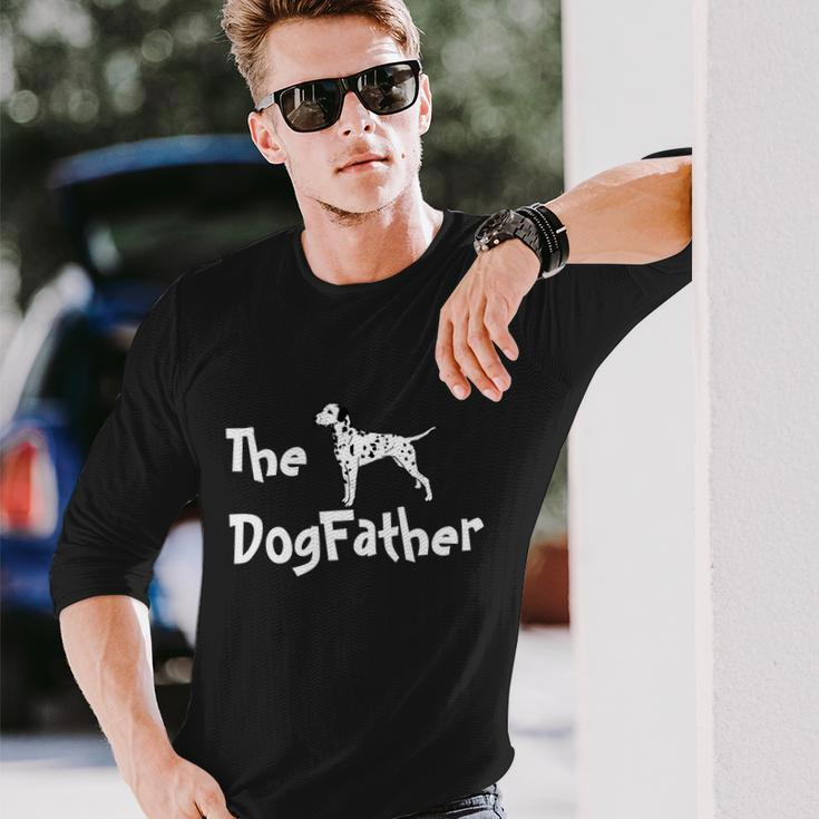 The Dogfather Dalmatian Long Sleeve T-Shirt Gifts for Him