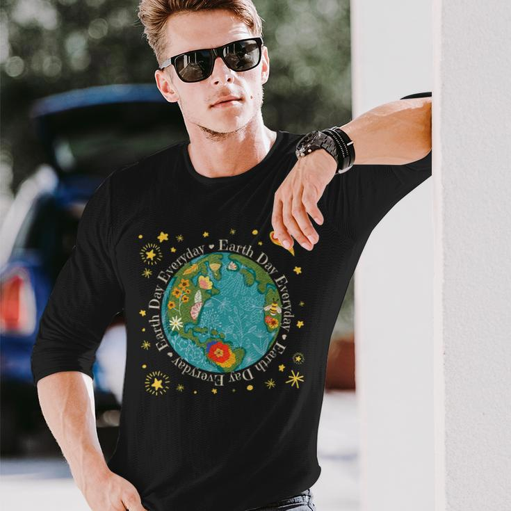 Earth Day Love Planet Protect Environment 2023 Long Sleeve T-Shirt T-Shirt Gifts for Him