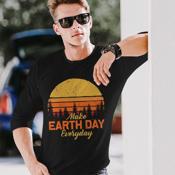Make Earthday Everyday Shirt Earth Day Shirt 2019 Long Sleeve T-Shirt T-Shirt Gifts for Him