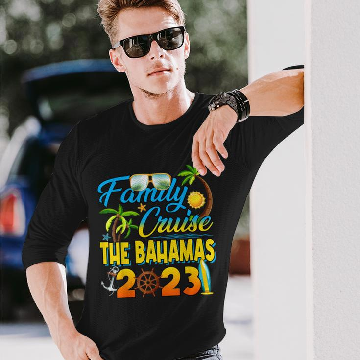 Family Cruise The Bahamas 2023 Summer Matching Vacation Long Sleeve T-Shirt T-Shirt Gifts for Him