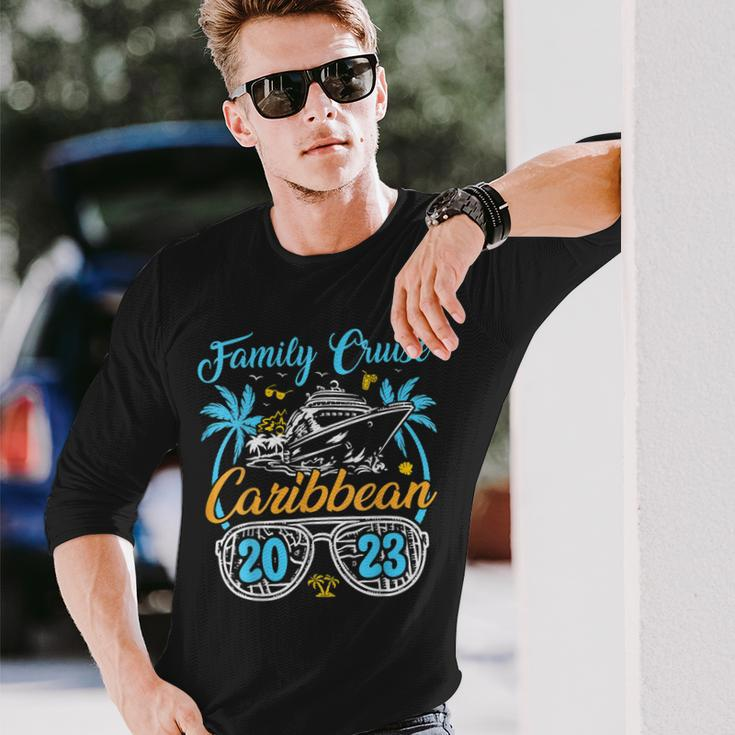 Family Cruise Caribbean 2023 Summer Matching Vacation 2023 Long Sleeve T-Shirt T-Shirt Gifts for Him
