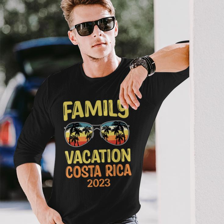 Family Vacation Costa Rica 2023 Long Sleeve T-Shirt T-Shirt Gifts for Him