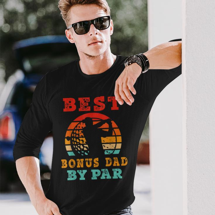 For Fathers Day Best Bonus Dad By Par Golfing Long Sleeve T-Shirt T-Shirt Gifts for Him