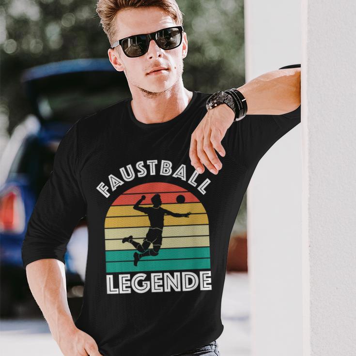 Faustball Legende Für Faustballer Faustballspieler Faustball Langarmshirts Geschenke für Ihn