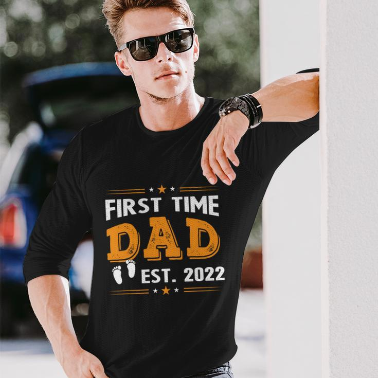 First Time Dad Est 2022 Long Sleeve T-Shirt Gifts for Him
