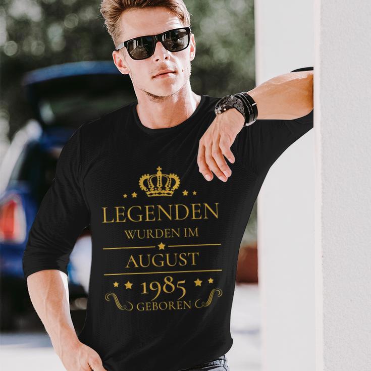 Geburtstag Jahrgang August 1985 Legenden Langarmshirts Geschenke für Ihn