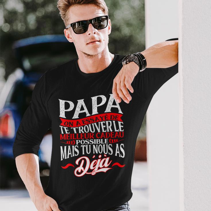 Geschenk Für Papa Geburtstag Geburt Original Rigolo Langarmshirts Geschenke für Ihn