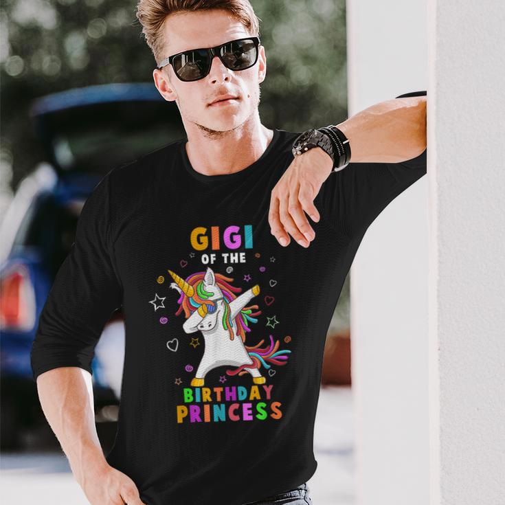 Gigi Of The Birthday Princess Lustiges Einhorn Dab-Geschenk Langarmshirts Geschenke für Ihn