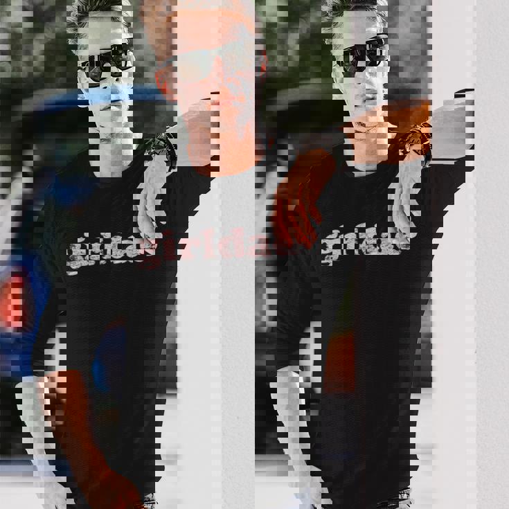 Girldad Girl Dad Vintage Distressed Men Women Long Sleeve T-Shirt T-shirt Graphic Print Gifts for Him Girldad Girl Dad Vintage Distressed Men Women Long Sleeve T-Shirt T-shirt Graphic Print Gifts for Him