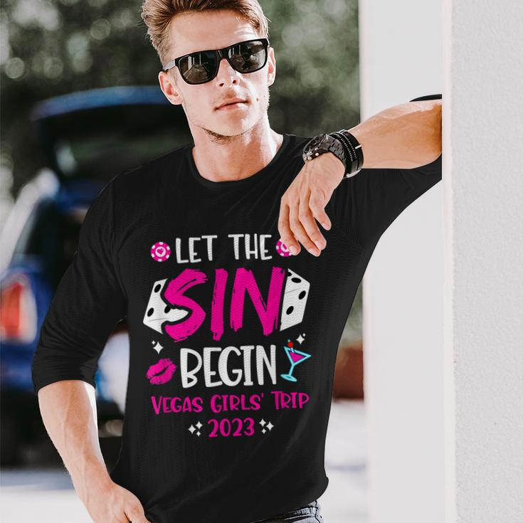 Girls Trip Vegas Las Vegas 2023 Vegas Girls Trip 2023 Long Sleeve T-Shirt T-Shirt Gifts for Him