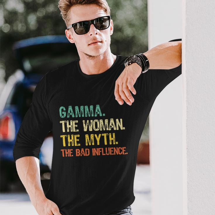 I Am Grandma The Woman Myth Legend Bad Influence Grandparent Long Sleeve T-Shirt Gifts for Him