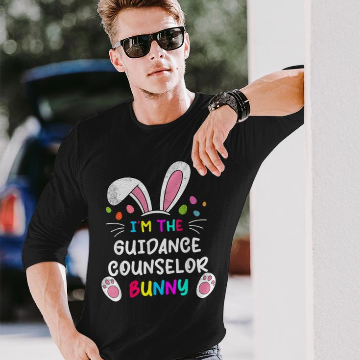 Im The Guidance Counselor Bunny Ears Easter Day Rabbit Long Sleeve T-Shirt Gifts for Him